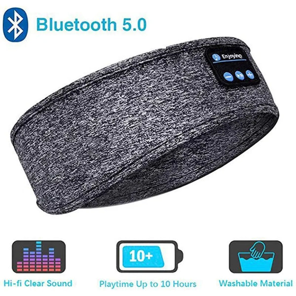 Sleeping Headband Elastic Wireless Headphones Eye Mask