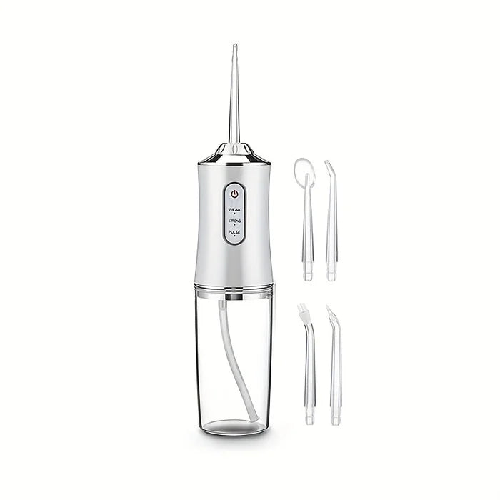 Rechargeable Portable Electric Dental Water Flosser Oral Irrigator With 4 OR 5 Nozzle