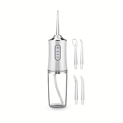 Rechargeable Portable Electric Dental Water Flosser Oral Irrigator With 4 OR 5 Nozzle