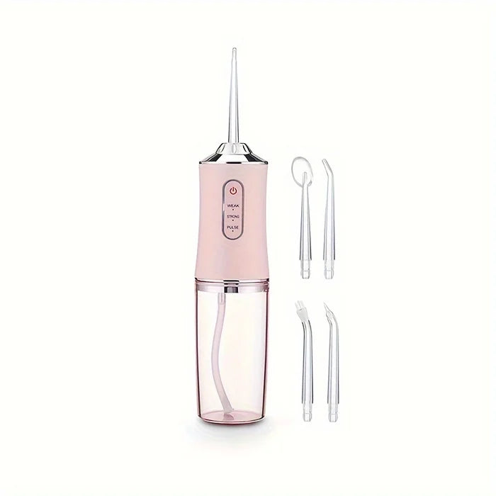 Rechargeable Portable Electric Dental Water Flosser Oral Irrigator With 4 OR 5 Nozzle