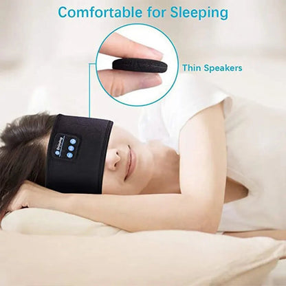 Sleeping Headband Elastic Wireless Headphones Eye Mask