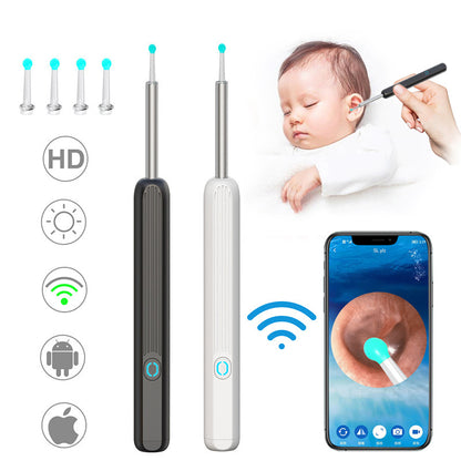 NE3 Ear Cleaner Otoscope Ear Wax Removal Tool With Camera LED Light Wireless Ear Endoscope Ear Cleaning Kit For phone