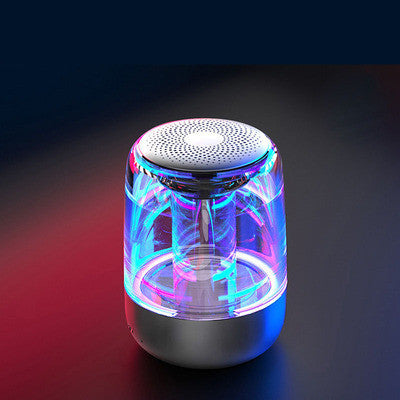 Portable Speakers Bluetooth Column Wireless Bluetooth Speaker Powerful Bass Radio with Variable Color LED Light