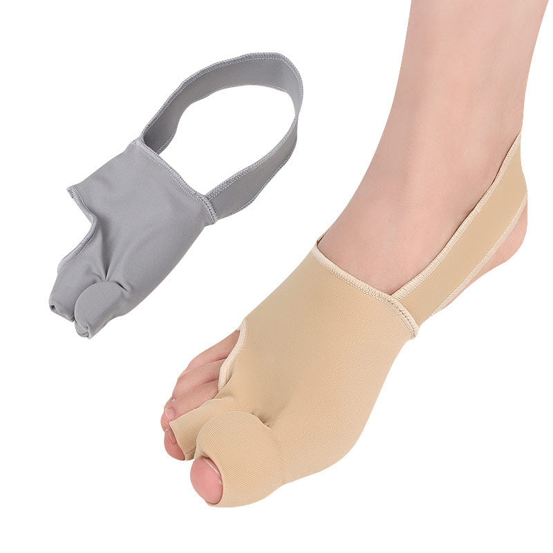 Double-toe Hallux Valgus Corrector Big Toe Valgus Overlapping Toe Separator Anti-off Anti-wear Foot Cover