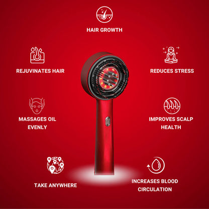 3-IN-1™ Scalp & Hair Growth Therapy Red Light Massager