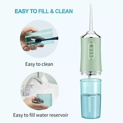 Rechargeable Portable Electric Dental Water Flosser Oral Irrigator With 4 OR 5 Nozzle